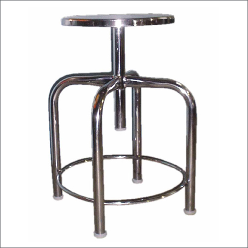 Stainless steel revolving stool